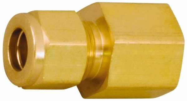 Compression Tube Connector: 3/8-18