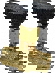 Needle Valve: Round Handle, Straight, 1/4