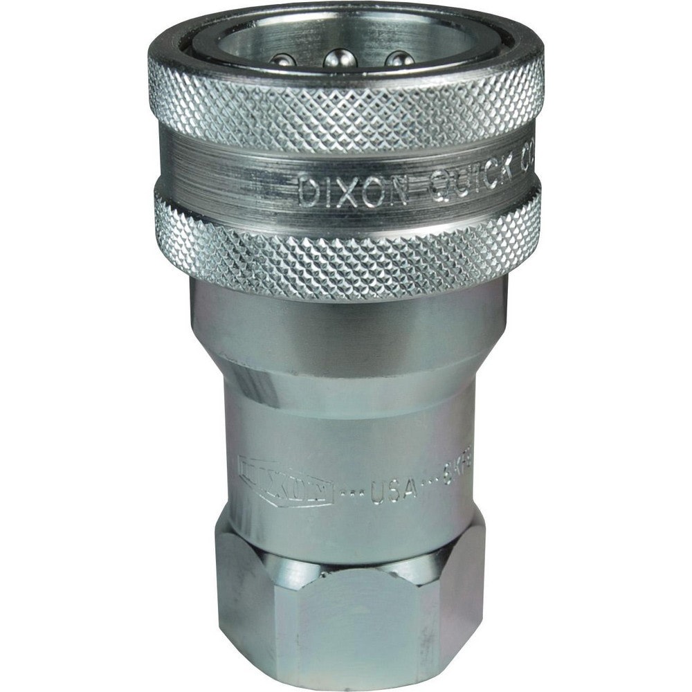 Hydraulic Hose Fittings & Couplings; Type: K-Series ISO-A Interchange Female Coupler ; Fitting Type: Coupler ; Hose Inside Diameter (Decimal Inch): 0.5000 ; Hose Size: 1/2 ; Material: Steel ; Thread Type: NPTF