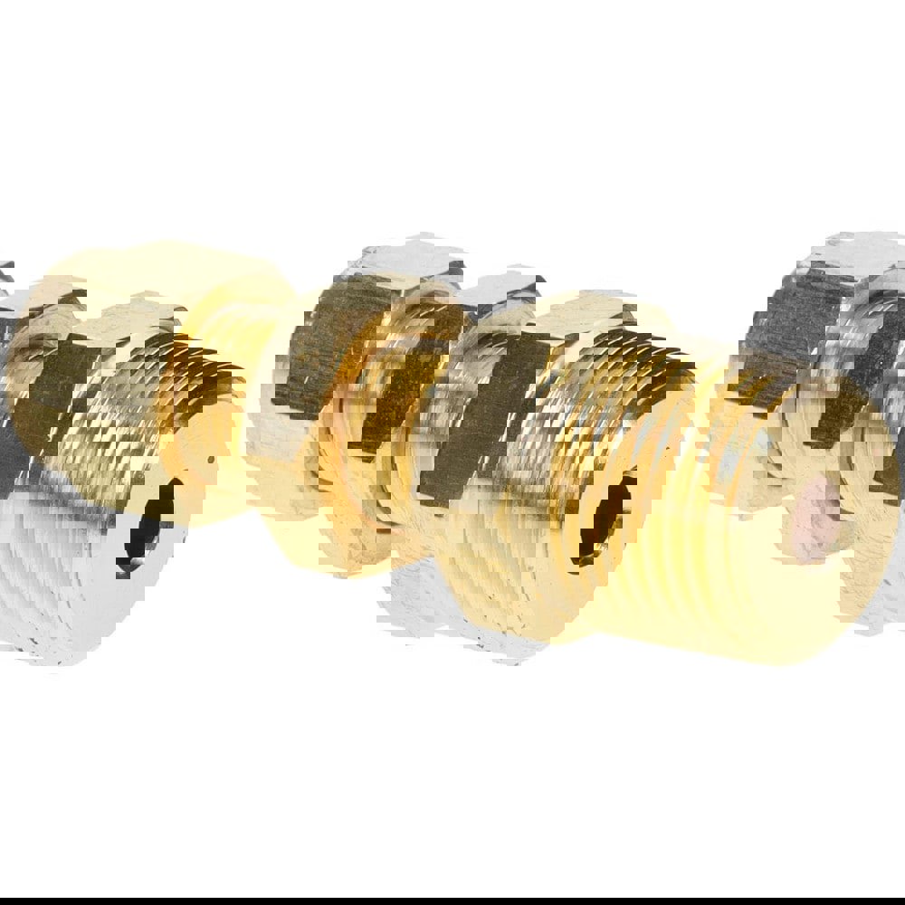 Compression Tube Bulkhead Connector: 3/8