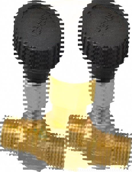 Needle Valve: Round Handle, Straight, 1/4