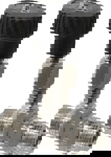 Needle Valve: Round Handle, Straight, 1/4