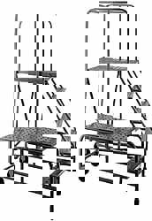 4-Step Steel Platform: 500 lb Capacity, 30