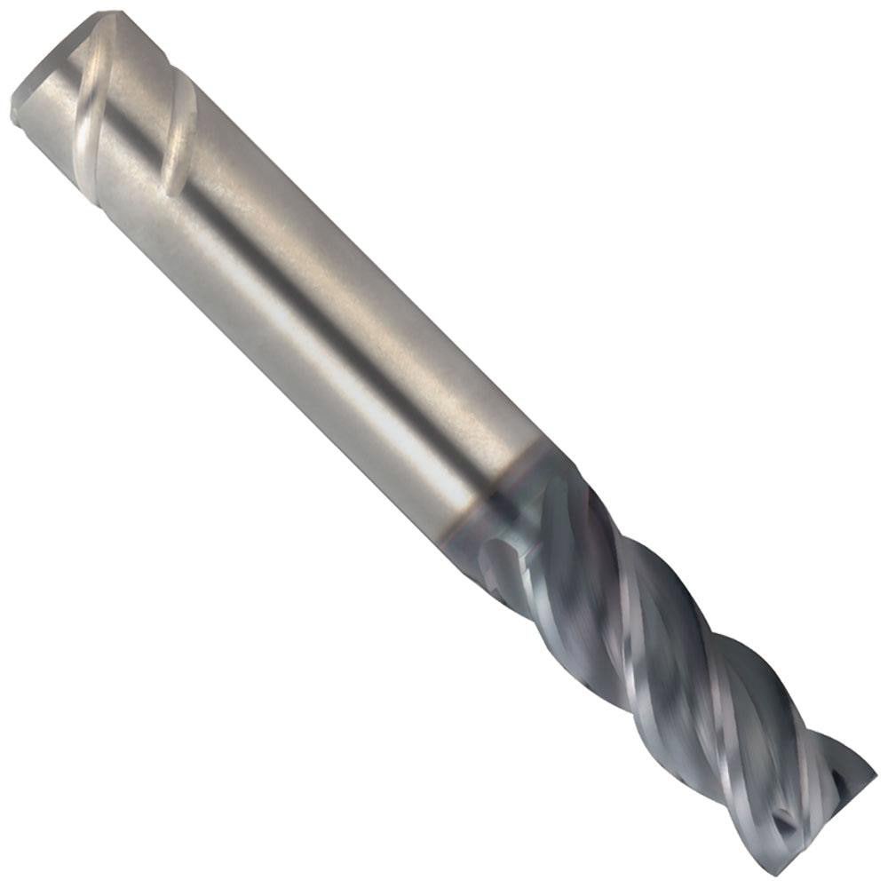 Square End Mill: 2.00 mm Dia, 4.00 mm LOC, 4 Flute, Solid Carbide