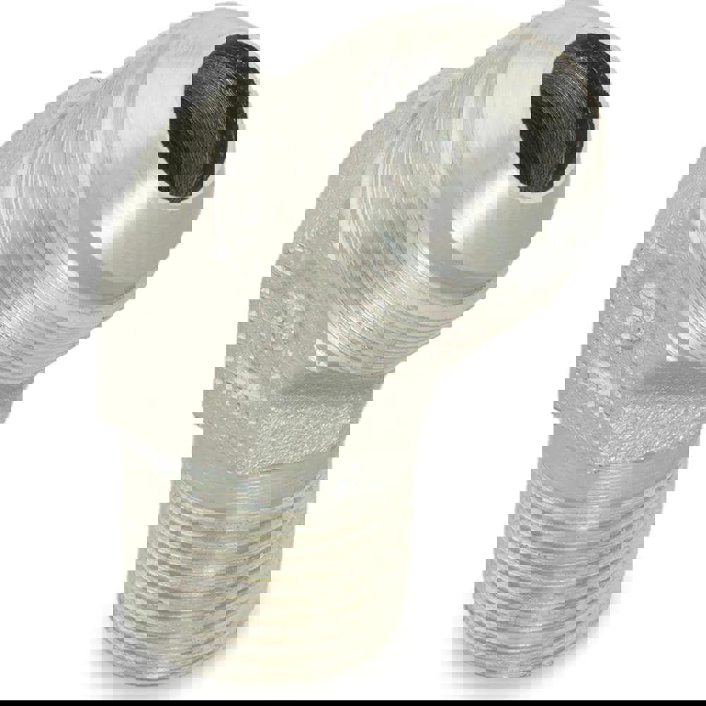 Steel Flared Tube 45 Deg Swivel Nut Elbow: 1/4