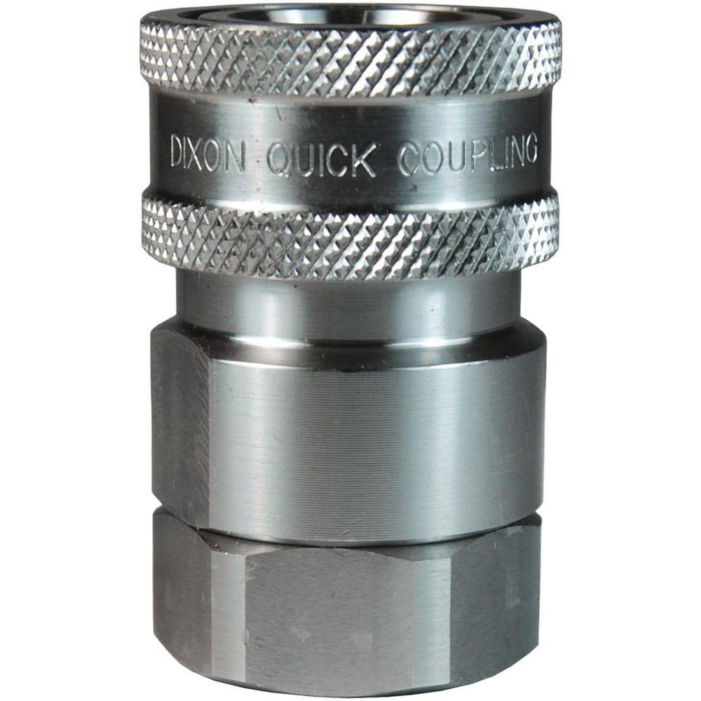 Hydraulic Hose Fittings & Couplings; Type: V-Series Valved Female Coupler ; Fitting Type: Coupler ; Hose Inside Diameter (Decimal Inch): 0.5000 ; Hose Size: 1/2 ; Material: Stainless Steel ; Thread Type: NPTF