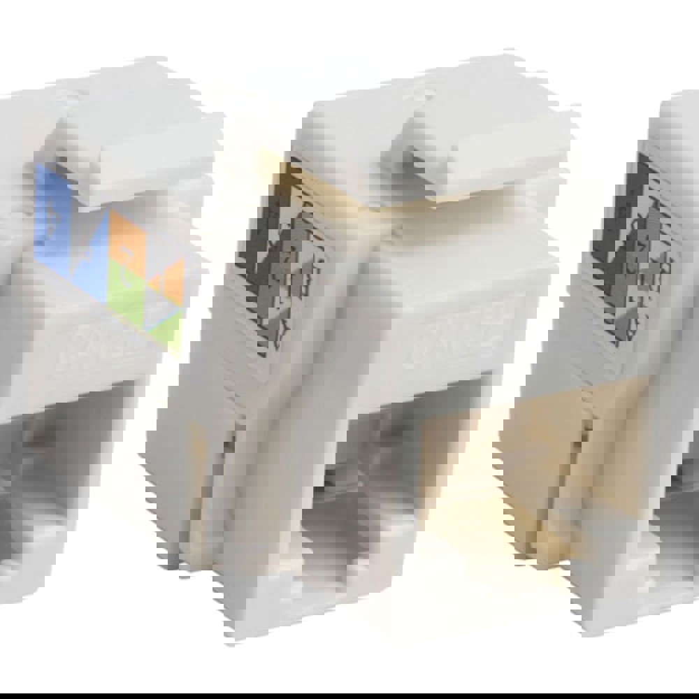 CAT5E KEYSTONE JACK PUNCH DOWN WHITE