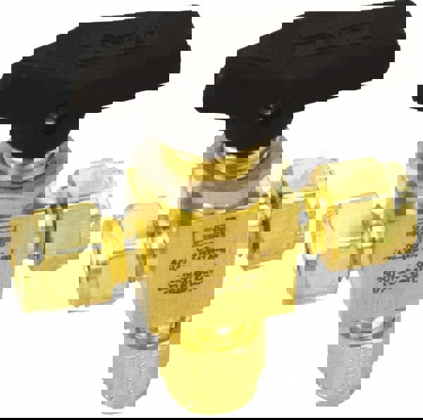 3-Way Manual Ball Valve: 1/4