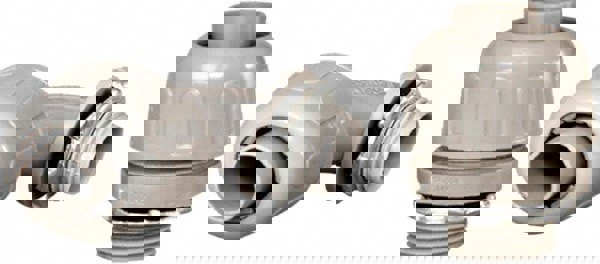 Conduit Connector: For Liquid-Tight, Nylon, 1