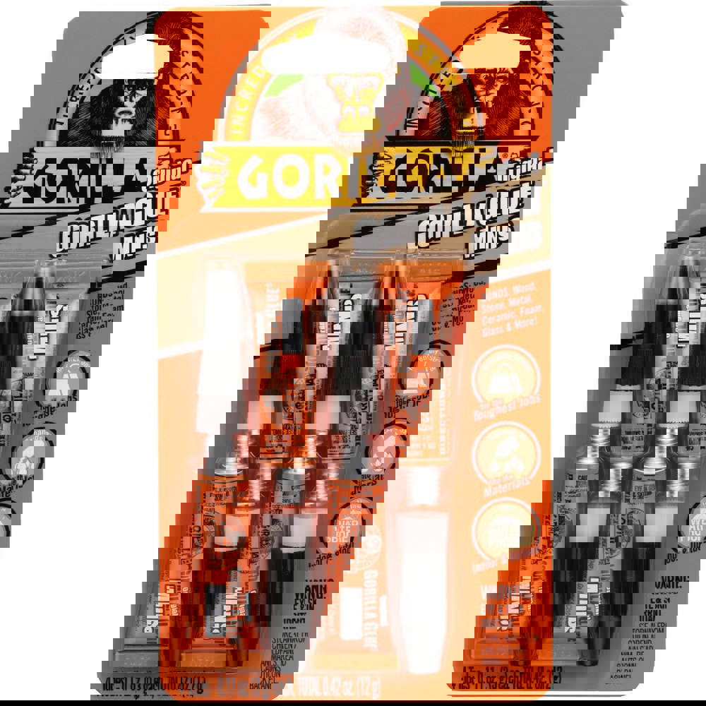 Glue; Glue Type: All Purpose Glue ; Container Size: 3 g ; Container Type: Tube ; Working Time: 10-15 Minutes ; Color: Brown ; Full Cure Time (Hours): 24.00