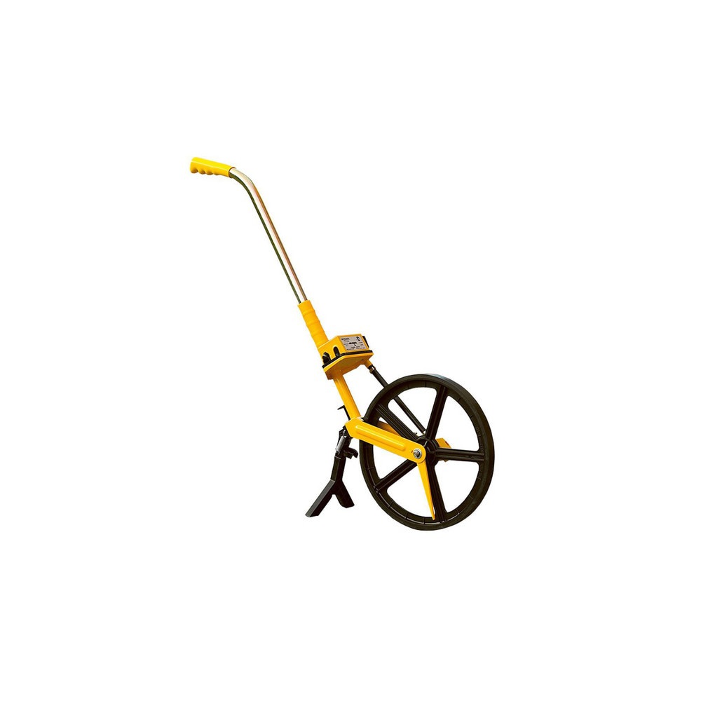 Measuring Wheels & Length Counters; Maximum Measuring Distance: 999999 ; Distance Measuring Functions: Area; Zero Reset ; Counter Unit Of Measurement: Meters ; Accuracy: +/-1 ; Overall Length: 1.00in ; Color: Orange