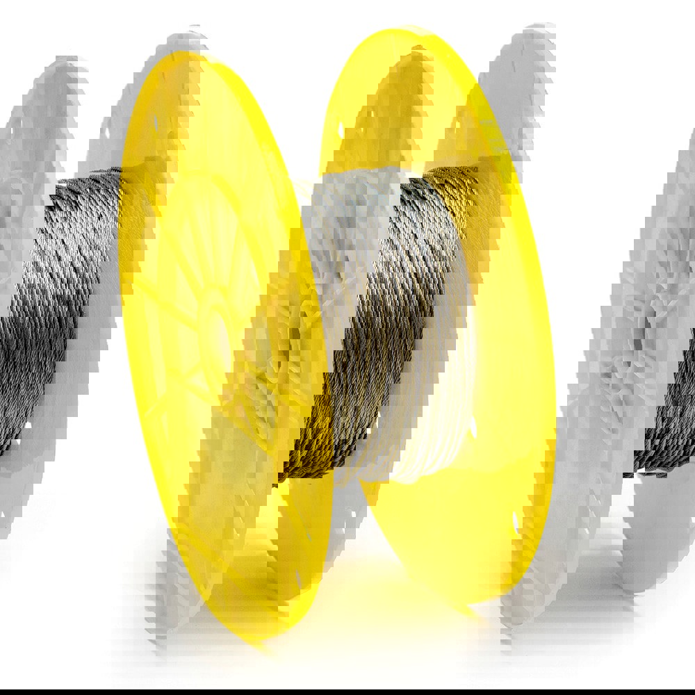 Wire Rope & Cable; Product Type: Aircraft Cable ; Material: Steel ; Breaking Strength (Lb.): 95 ; Bare Diameter (Fractional Inch): 1/16 ; Length Ft.: 500.00 ; Diameter (Inch, Fraction): 1/16