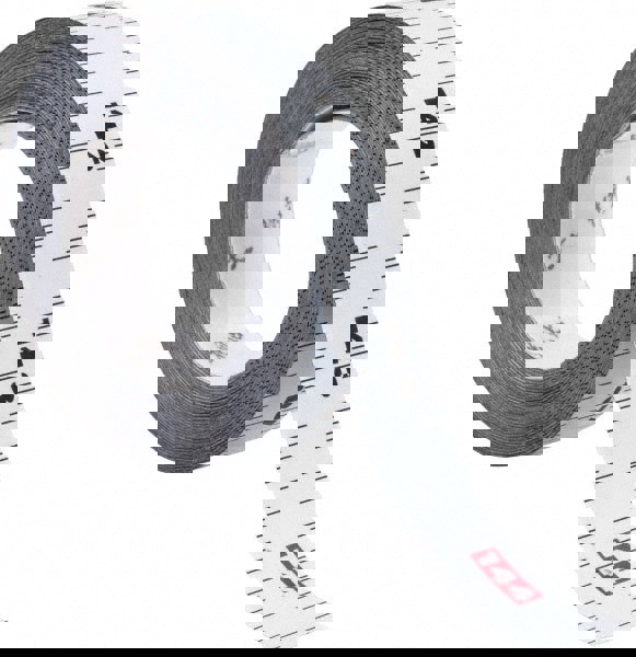 12 Ft. Long x 1/2 Inch Wide, 1/16 Inch Graduation, White, Steel Adhesive Tape Measure