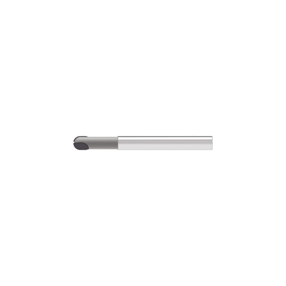 Ball End Mills; Mill Diameter (Decimal Inch): 0.2400 ; Mill Diameter (mm): 6.00 ; Number Of Flutes: 2 ; End Mill Material: Solid Carbide ; Length of Cut (mm): 6.0000 ; Shank Diameter (mm): 6.0000