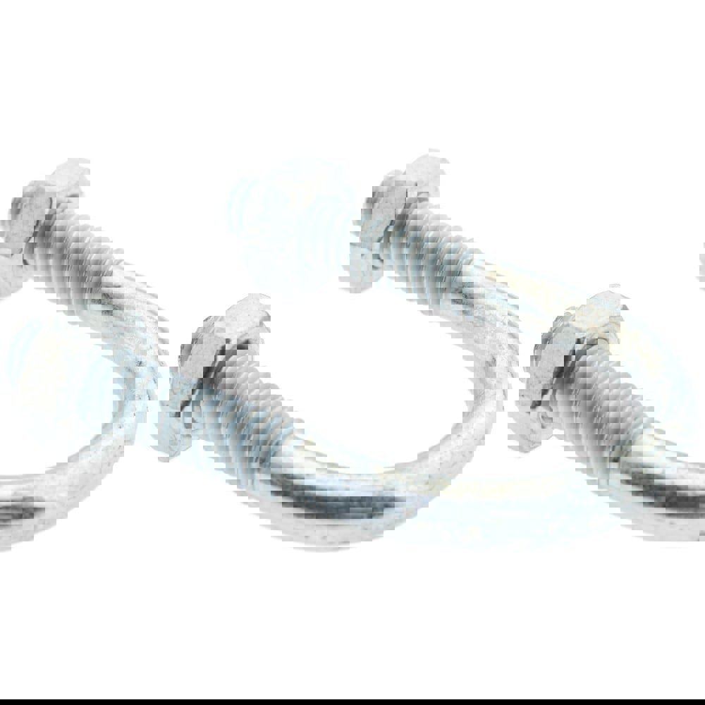 Round U-Bolt: Without Mount Plate, 1/4-20 UNC, 1