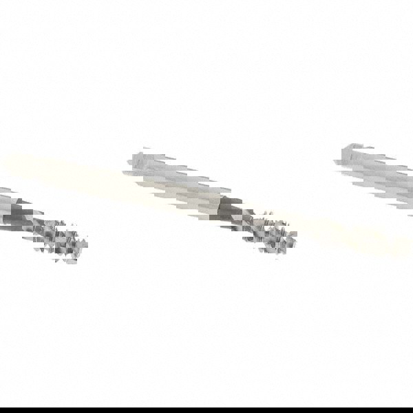 Spiral Flute Tap: #6-32, UNC, 2 Flute, Bottoming Chamfer, 3B Class of Fit, High-Speed Steel, Bright/Uncoated Finish