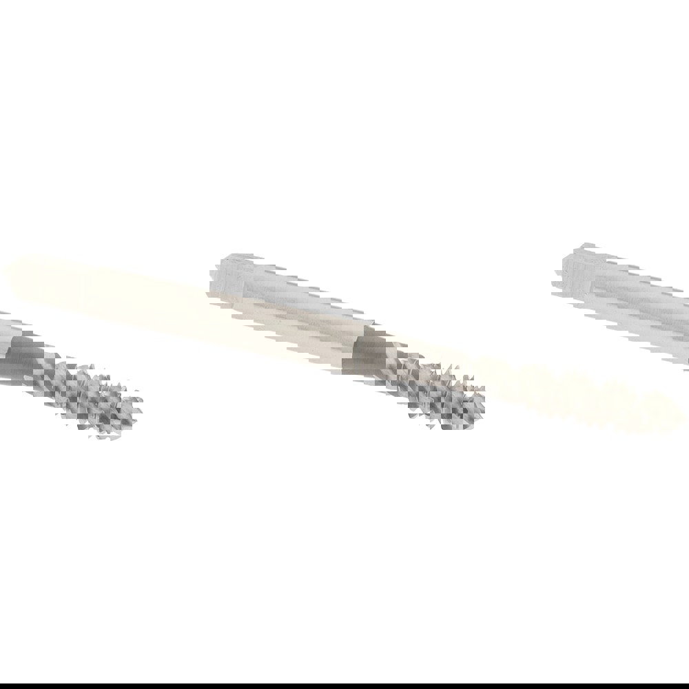 Spiral Flute Tap: #8-32, UNC, 3 Flute, Plug Chamfer, 3B Class of Fit, High-Speed Steel, Bright/Uncoated Finish