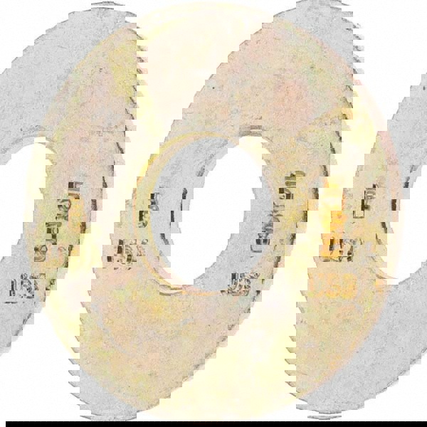 5/8 in Screw USS Flat Washer: Carbon Steel, Yellow Zinc Chromate Finish