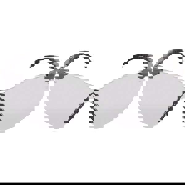 Safety Glass: Scratch-Resistant, Polycarbonate, Clear Lenses, Frameless, UV Protection