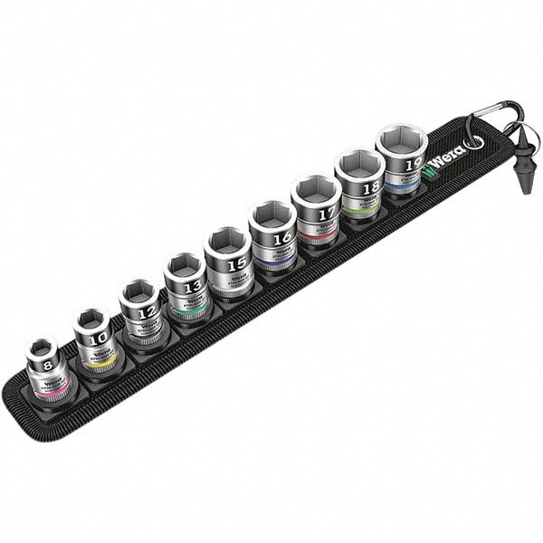 Hex Bit Socket Set: 3/8