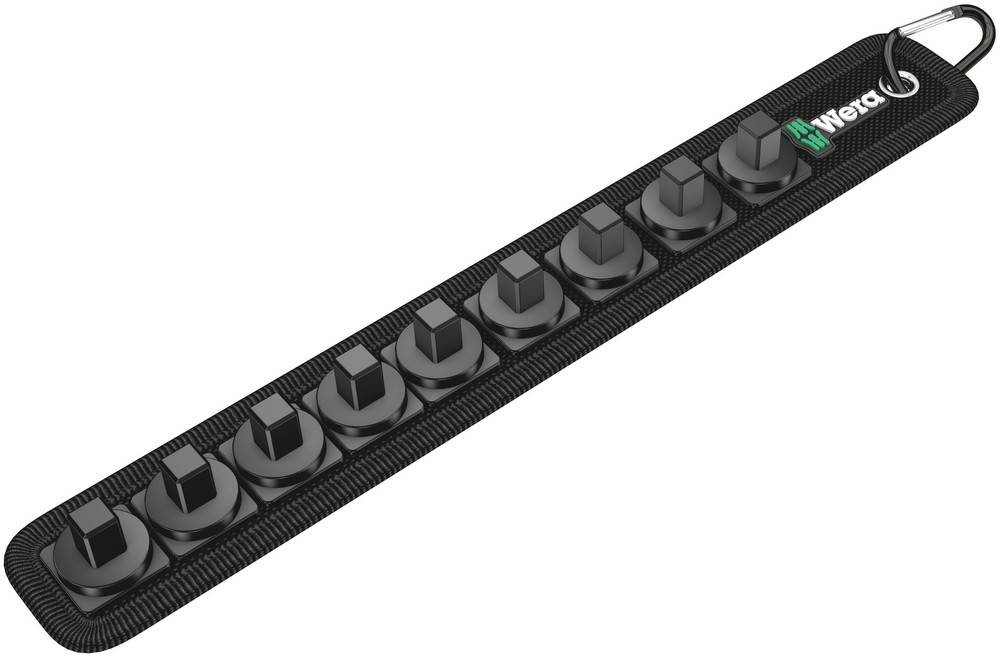 Socket Holders & Trays; Type: Clip Rail ; Number Of Sockets Held: 9 ; Overall Length: 310mm ; Overall Width: 45mm ; Color: Gray ; PSC Code: 5120