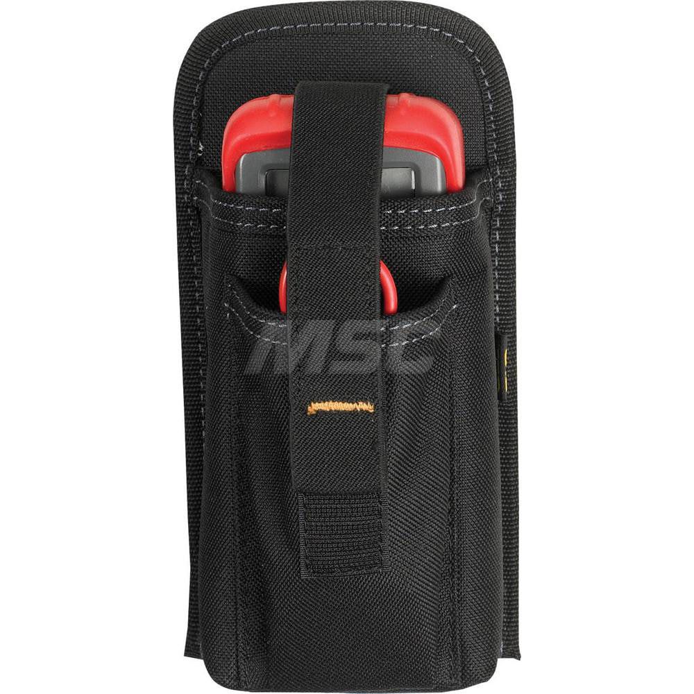 Tool Pouch: 2 Pockets, Polyester, Black