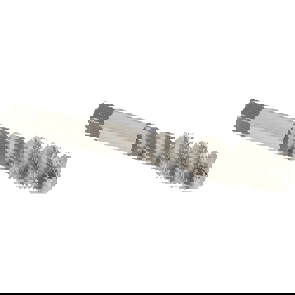 Spiral Flute Tap: 1/2-13, UNC, 3 Flute, Plug Chamfer, 2B Class of Fit, High-Speed Steel, Bright/Uncoated Finish