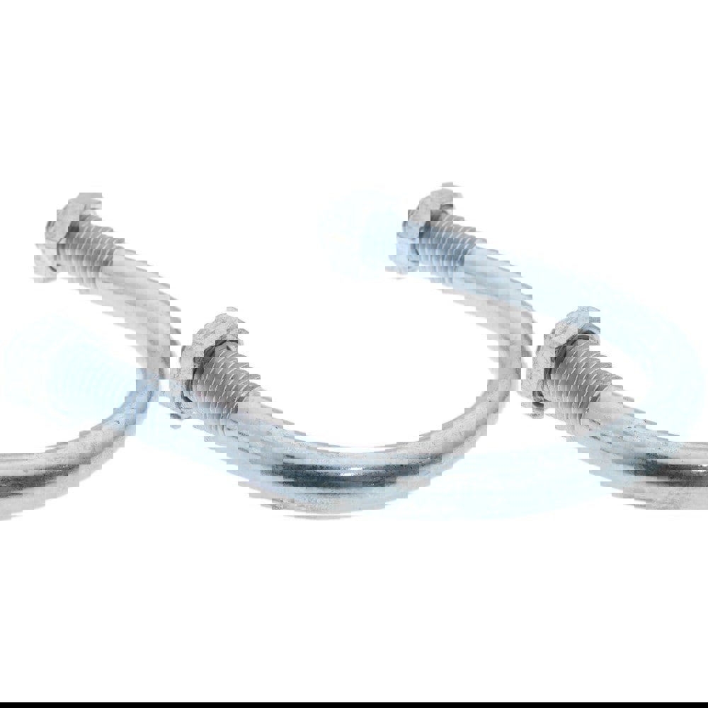 Round U-Bolt: Without Mount Plate, 3/8-16 UNC, 1-1/4