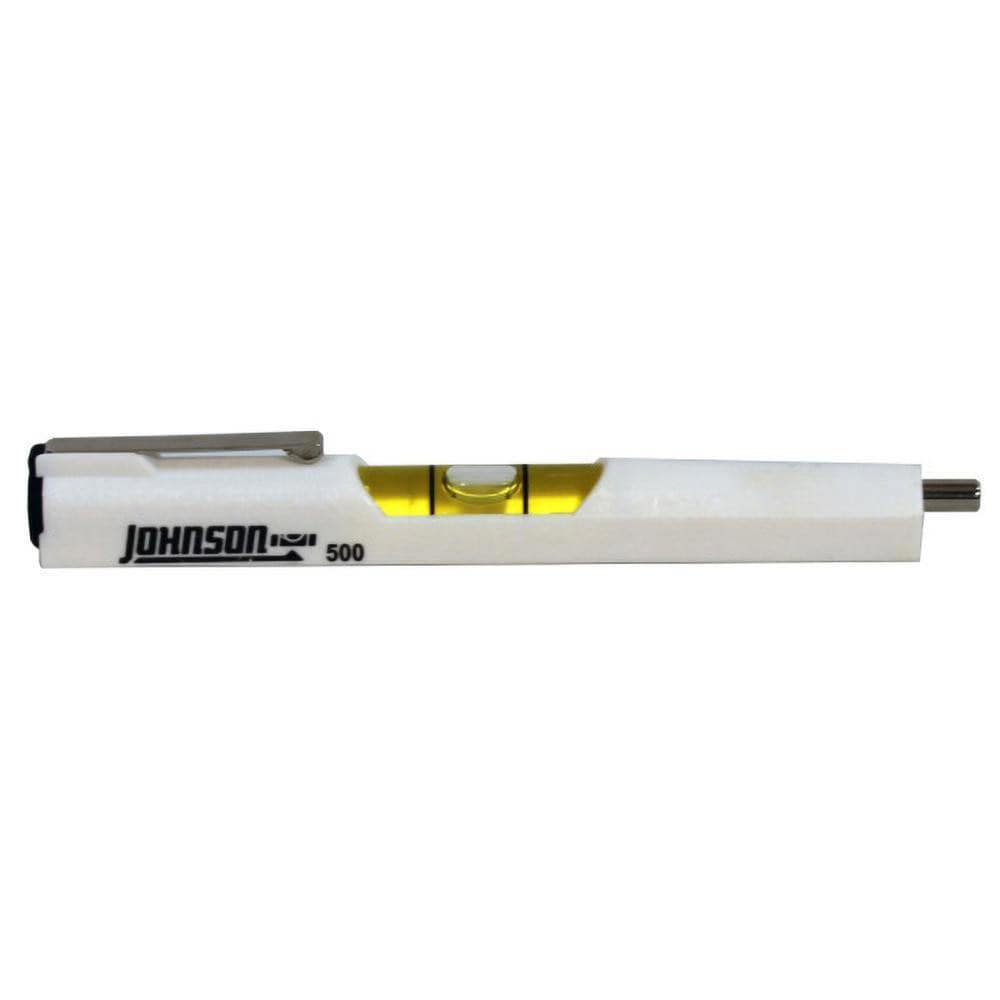 4-1/2 Inch Long, Horizontal and Vertical, Plastic, Tubular Pocket Clip Level