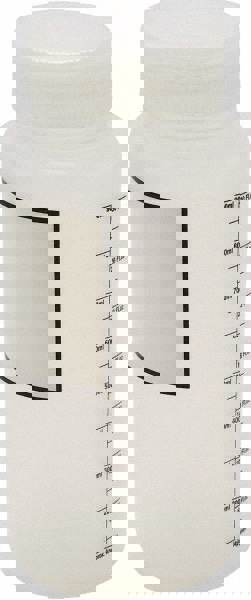 1,000 to 4,999 mL Polyethylene Wide-Mouth Bottle: 3.5