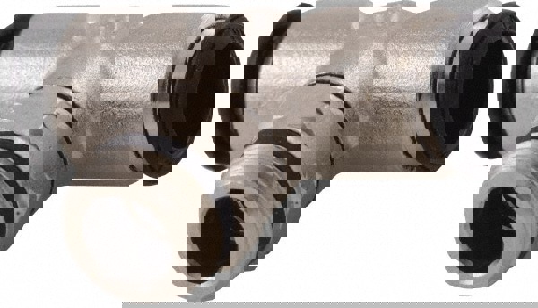 Push-To-Connect Tube to Universal Thread Tube Fitting: Swivel Branch Tee, 1/4