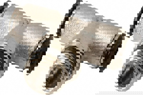 Push-to-Connect Tube x Universal Thread Fitting: Swivel Branch Tee, Universal, 6.00 mm OD