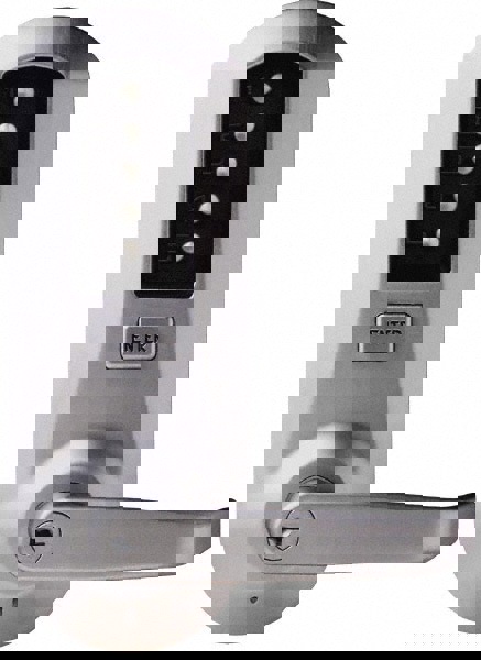 Push-Button Lock with Key-in Lever Cylinder Lever Lockset for 1-3/8 to 2-1/4