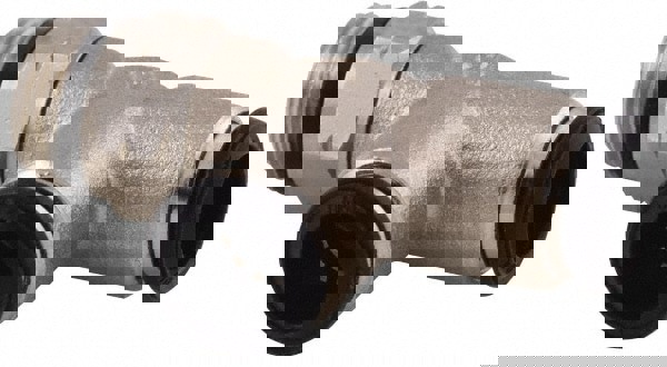 Push-to-Connect Tube x Universal Thread Fitting: Swivel Run Tee, Universal, 10.00 mm OD