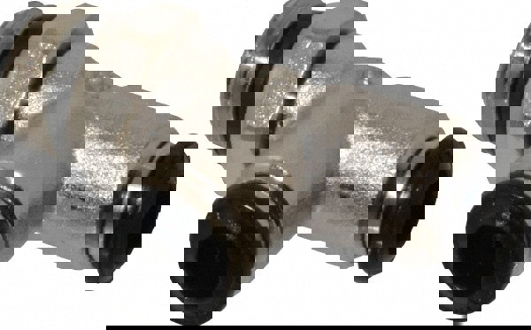 Push-to-Connect Tube x Universal Thread Fitting: Swivel Run Tee, Universal, 6.00 mm OD