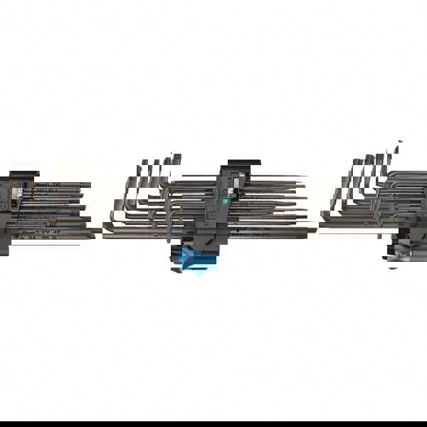 Torx Key Set: 9 Pc, L-Handle, T8 to T40