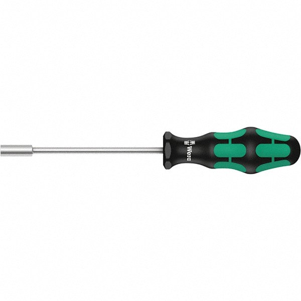 Nut Driver: 3 mm Drive, Solid Shaft, Cushion Grip Handle, 223 mm OAL