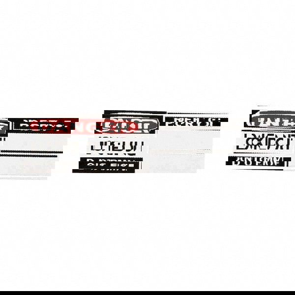 Label Maker Label: Black & Red on White, Vinyl, 6 per Roll