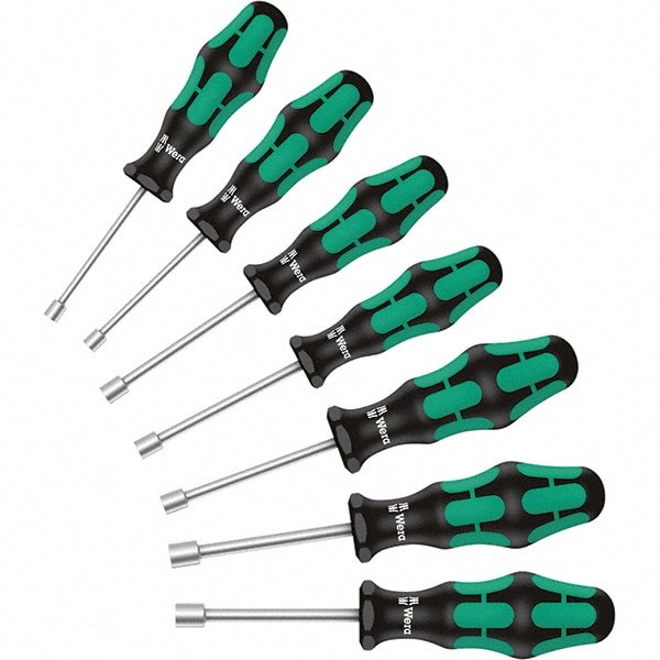 Nut Driver: 5 mm Drive, Hollow Shaft, Cushion Grip Handle, 188 mm OAL