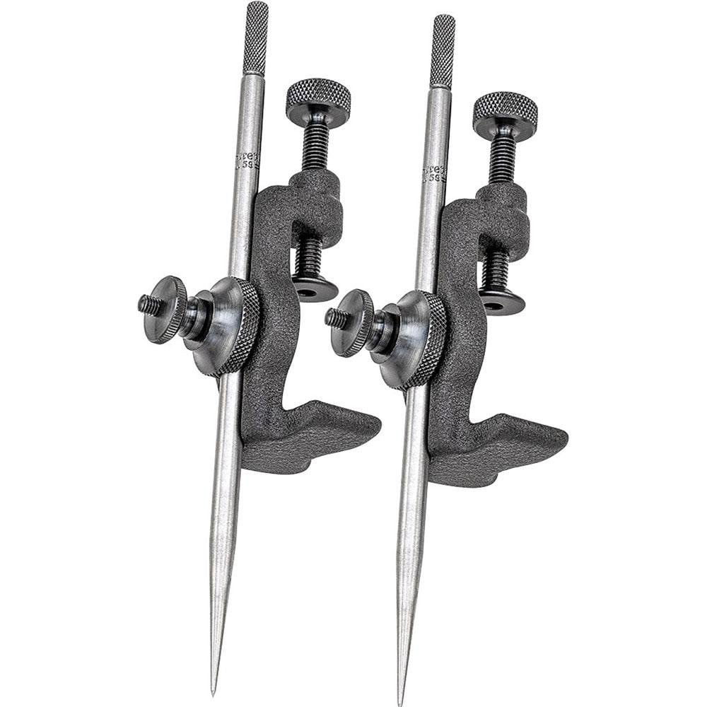 6 Inch Leg, Ground Steel, Baked Enamel Finish, Trammels