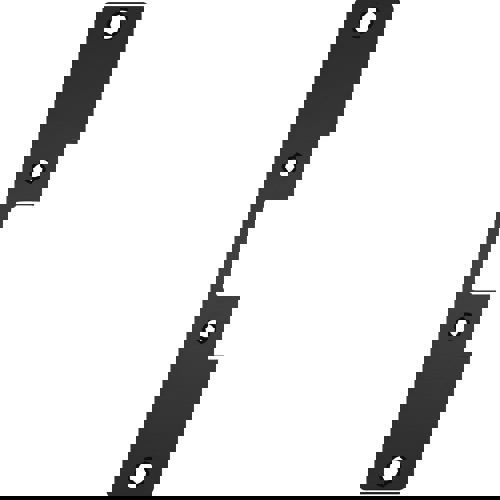 Strikes; Type: Flat with Radius Corners ; Length (Inch): 7-5/16 ; Width (Inch): 1-7/16 ; Material: Stainless Steel ; Description: HES Faceplate, BLK Black ; Finish Coating: Black