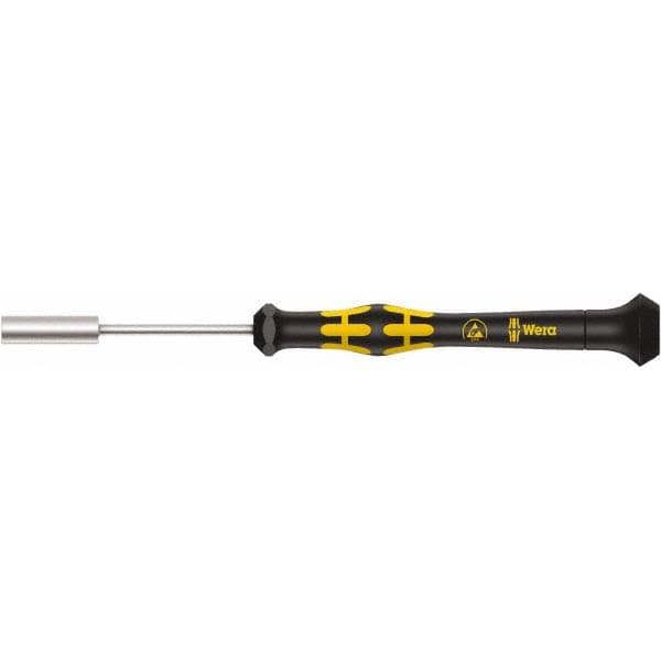 Nut Driver: 5 mm Drive, Solid Shaft, Ergonomic Handle, 157 mm OAL