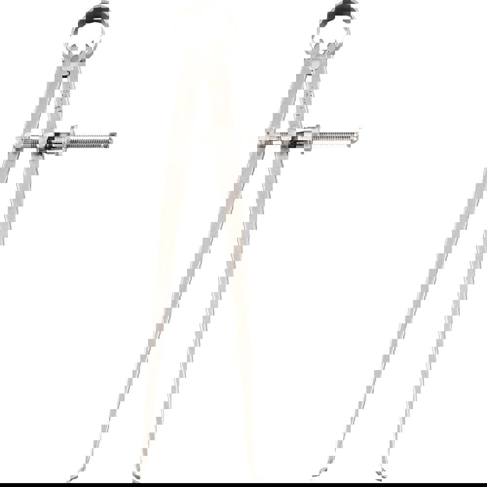 8 Inch Leg, Spring Joint, Steel, Polished, Inside Caliper