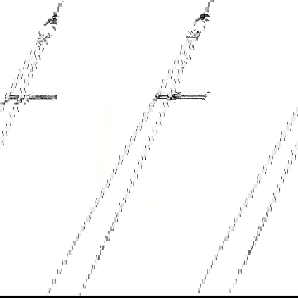 12 Inch Leg, Spring Joint, Steel, Polished, Divider