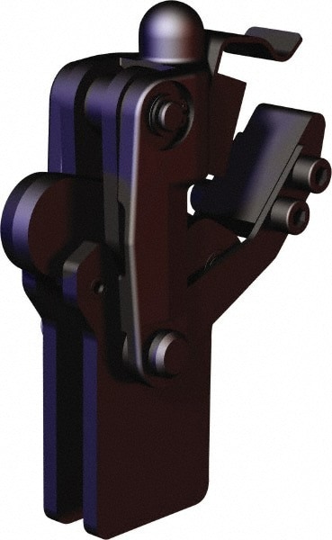 Manual Hold-Down Toggle Clamp: Vertical, 1,573.66 lb Capacity, Weldable Base