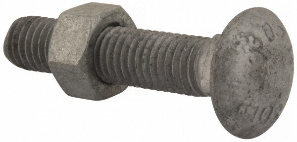 Carriage Bolt: 1/2-13, 2-1/2