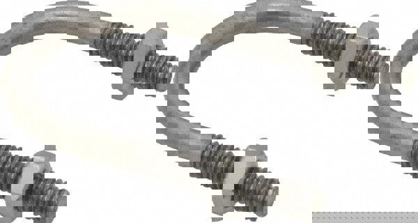 Round U-Bolt: Without Mount Plate, 1/4-20 UNC, 1-1/4