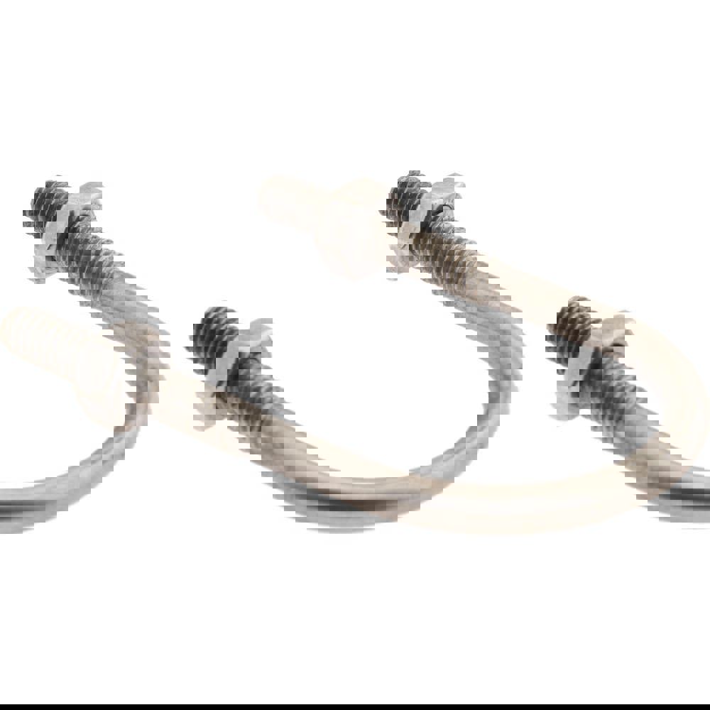 Round U-Bolt: Without Mount Plate, 1/4-20 UNC, 1-3/8