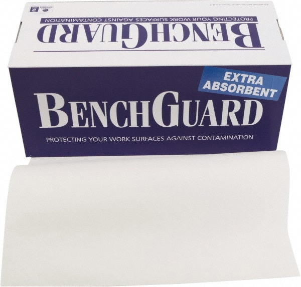 Sorbent Roll: Laboratory Use, 50' Long, 19cm Wide, 4.9 gal Capacity, White