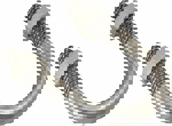 Round U-Bolt: Without Mount Plate, 3/8-16 UNC, 1-1/4